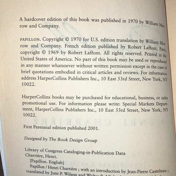 Papillon memoir Book - Henri Charriere - Picture 6 of 10